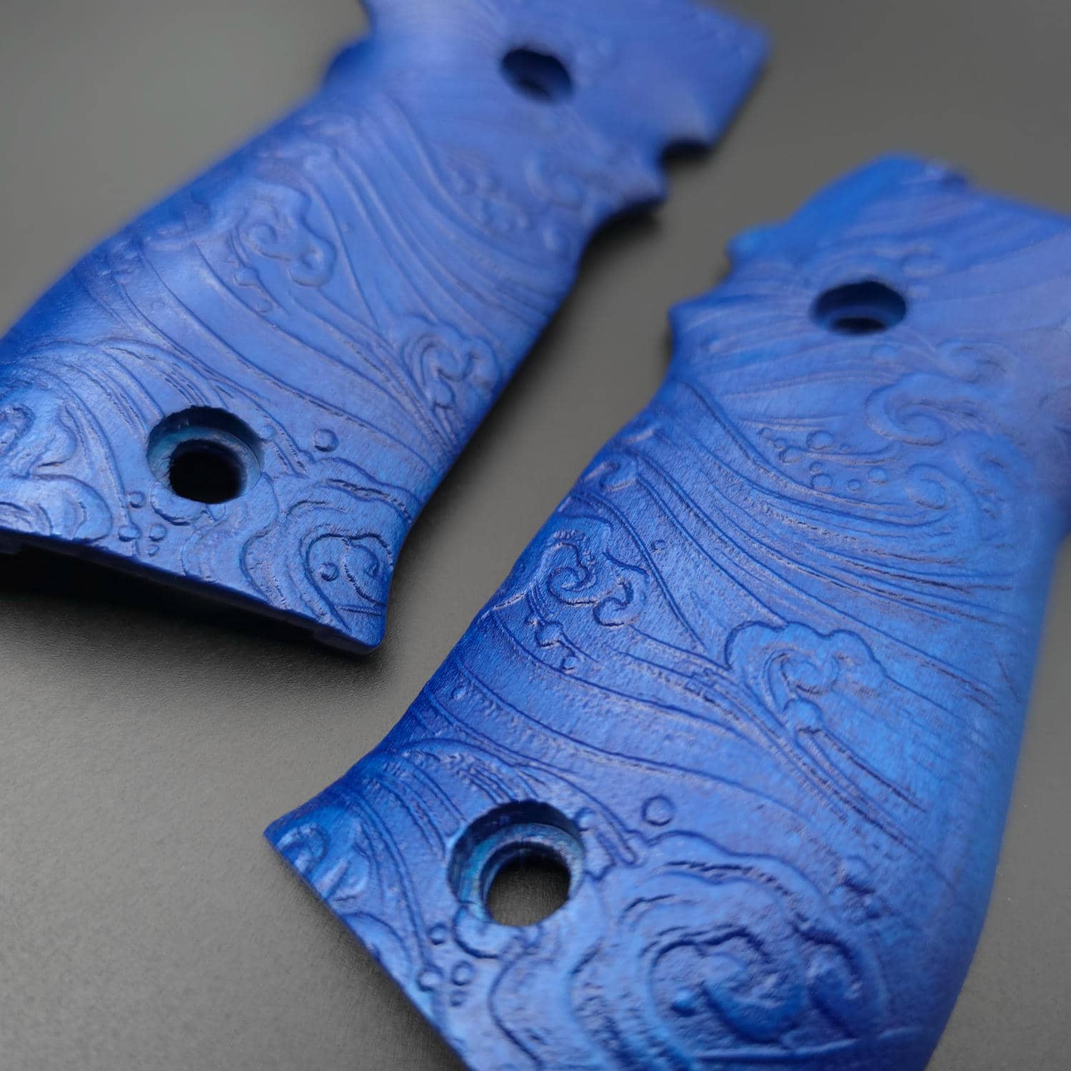 Sig Sauer P226 DA/SA maple grips - Japan Wave Ultramarine Pearl
