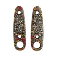 ESEE Izula 2 maple handle scales - Autumn Owl / hand-painted