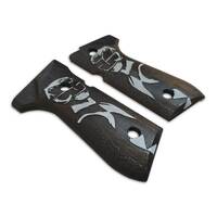 Black Power Ranger - Beretta 92, 92A1, 92G, 92FS, 96, 96A1, 98FS, 98A1, M9, M9A1 Grips