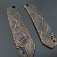 CIVIVI Vision FG maple handle scales - Crack V2 (3169) / hand-painted