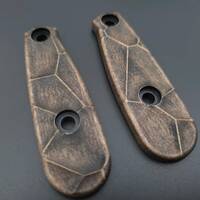 ESEE Izula maple handle scales - Crack V2 (3169) / hand-painted