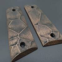 Gearhead Archery 1911 Slider maple grips - Crack V2 (3169) / hand-painted