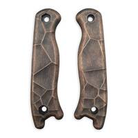 Ka-Bar Becker Short maple handle scales - Crack V2 (3169) / hand-painted