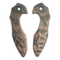 Crack V2 (3169) - Kizer Minitherium Knife Scales by Svechnikov Knives