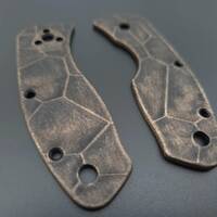 Crack V2 (3169) - Spyderco Ambitious Knife Scales by Svechnikov Knives