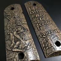 Defende Nos In Proelio - 1911 Full Size Government Grips
