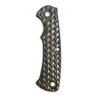 Hinderer Project X maple handle scales - Dragon Scales Black / hand-painted