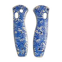 Japan Wave - Benchmade Mini Barrage 585 Knife Scales by Svechnikov Knives