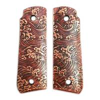 Ruger Mark IV 22/45 maple grips - Japan Wave Baroque / hand-painted