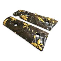 Daniel H9 Maple Grips - Japanese Maple Black Gold / Hand-painted