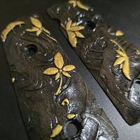 Daniel H9 Maple Grips - Japanese Maple Black Gold / Hand-painted