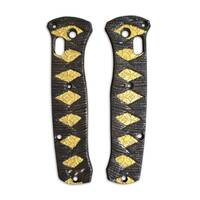 Benchmade Bailout 537 Maple Scales - Katana Black Gold / Hand-painted