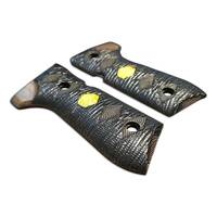 Katana Black Gold Coin - Beretta 92, 92A1, 92G, 92FS, 96, 96A1, 98FS, 98A1, M9, M9A1 Grips