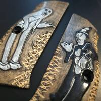CZ Shadow 2 Maple Grips - Koko The Clown Scratches / Hand-painted