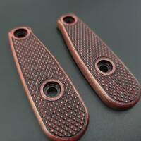 ESEE Izula maple handle scales - Classic V2 Dark Cherry / hand-painted