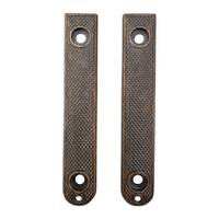 Ka-Bar Model 4 EK44/EK45 walnut handle scales - Classic V2 Dark / hand-painted