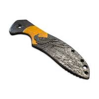 Kershaw Emerson CQC 6K/7K maple handle scales - Orange Raven Black / hand-painted