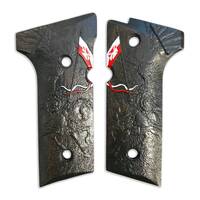 Polish Husria Black - Beretta 92X, M9A3, M9A4 Grips
