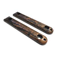 Ka-Bar Model 4 EK44/EK45 maple handle scales - Roughness Bronze / hand-painted