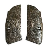 CZ Shadow 2 compact maple grips - Santa Muerte Black / hand-painted