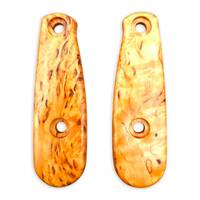 ESEE Izula karelian birch handle scales - Traditional / hand-painted
