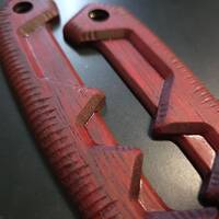 Traditional Padauk - Extrema Ratio Fat Boy Knife Scales by Svechnikov Knives