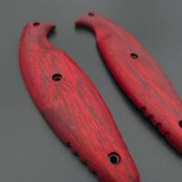 Traditional Padauk - Ka-Bar TDI Law Enforcement KA1482 Knife Scales by Svechnikov Knives