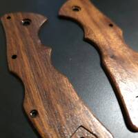 Traditional Walnut - Cold Steel Mini Recon-1 Knife Scales by Svechnikov Knives