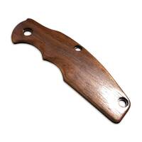 Hinderer Jurassic walnut handle scales - Traditional / hand-painted
