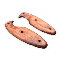 Ka-Bar TDI Law Enforcement Compact walnut handle scales - Traditional / hand-painted