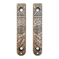 Ka-Bar Model 4 EK44/EK45 maple handle scales - Vegvisir / hand-painted