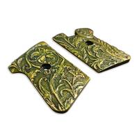 Jennings J-22 Maple Grips - Wild Thickets Green / Hand-painted