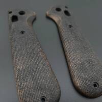 Almost Micarta (3169) - Benchmade Redoubt 430 Knife Scales by Svechnikov Knives