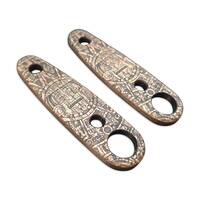 ESEE Izula 2 maple handle scales - Aztec / hand-painted