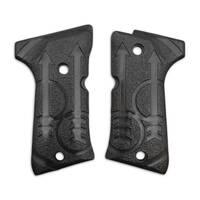 Beretta Logo Black - Beretta Compact 92, 92F, 92FS, 96 Grips