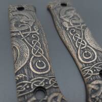 Celtic Gates (3169) - Fällkniven A1X, A1XB Knife Scales by Svechnikov Knives