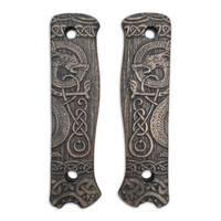 Celtic Gates (3169) - Fällkniven A1X, A1XB Knife Scales by Svechnikov Knives