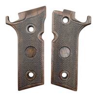 Beretta 92XI, 92GTS walnut grips - Classic V2 Dark (15mm) / hand-painted