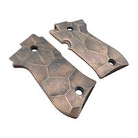 Beretta 85 Maple Grips - Crack V2 (3169) / Hand-painted