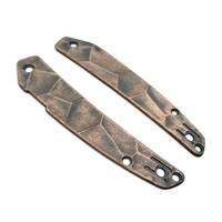 Spyderco Ikuchi maple handle scales - Crack V2 (3169) / hand-painted