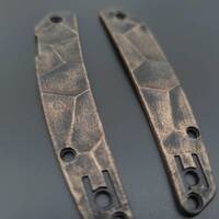 Spyderco Ikuchi maple handle scales - Crack V2 (3169) / hand-painted