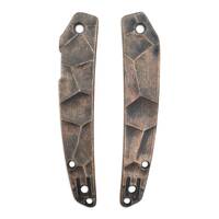 Spyderco Ikuchi maple handle scales - Crack V2 (3169) / hand-painted