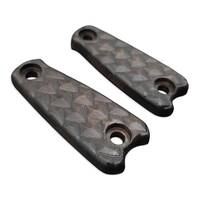 ESEE Izula short maple handle scales - Dragon Scales Black / hand-painted