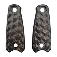 ESEE Izula short maple handle scales - Dragon Scales Black / hand-painted