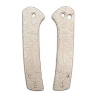CIVIVI Conspirator maple handle scales - Grim Reaper White / hand-painted