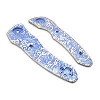 Katz NJ-35/PH-35 maple handle scales - Japan Wave / hand-painted