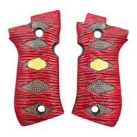 Katana Red Gold Coin - Beretta 81BB, 81F, 81FS, 84BB, 84F, 84FS, 84FS Cheetah Grips