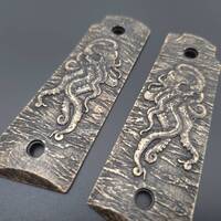 Ruger Mark IV 22/45 Maple Grips - Dead Octopus / Hand-painted