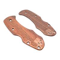 Spyderco Karahawk walnut handle scales - Classic V2 / hand-painted