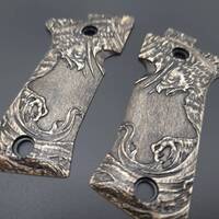 Beretta 80X Cheetah Maple Grips - Phoenix / Hand-painted